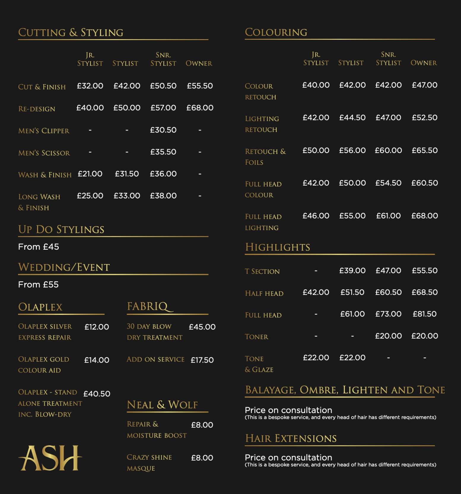 ash-salon-price-list-2024